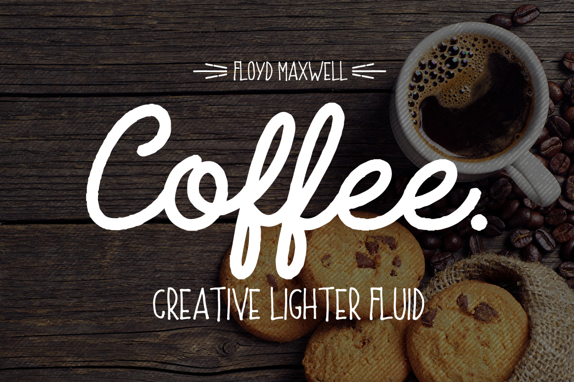 Coffee Font + Extras Font - Featured Image