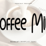 Coffee Milk Font - Featured Image