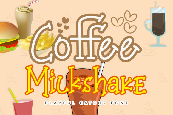Coffee Milkshake Font - Featured Image