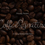 Coffee Signature Font - Featured Image