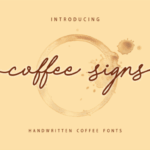 Coffee Signs Font - Featured Image
