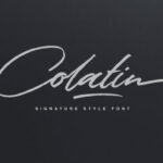 Colatin Script Font - Featured Image
