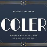 Coler Art Deco Font - Featured Image