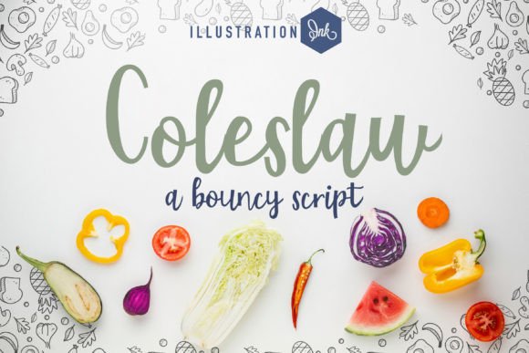 Coleslaw Font - Featured Image