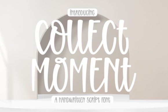 Collect Moment Font - Featured Image