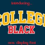 College Black Font - Featured Image