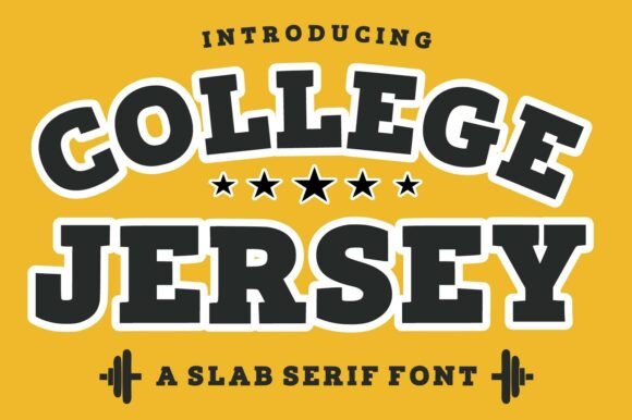 College Jersey Font - Featured Image