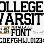 College Varsity Font - Featured Image