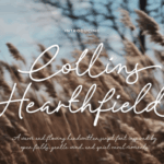 Collins Hearthfield Font - Featured Image