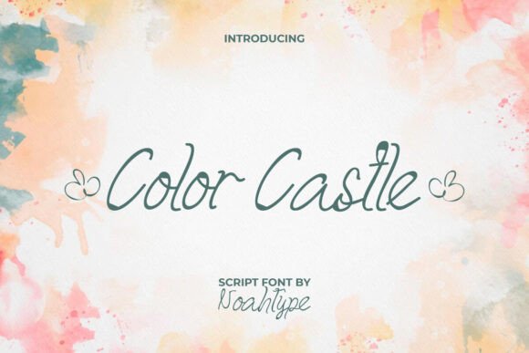 Color Castle Font - Featured Image