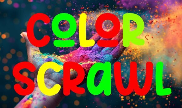 Color Scrawl Font - Featured Image