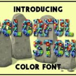 Colorful Stone Font - Featured Image