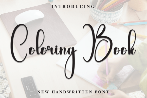 Coloring Book Font - Featured Image