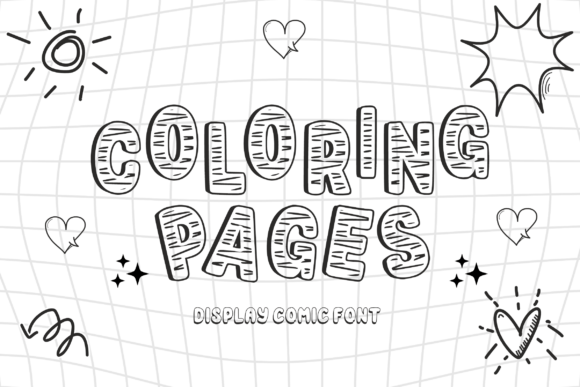 Coloring Pages Font - Featured Image