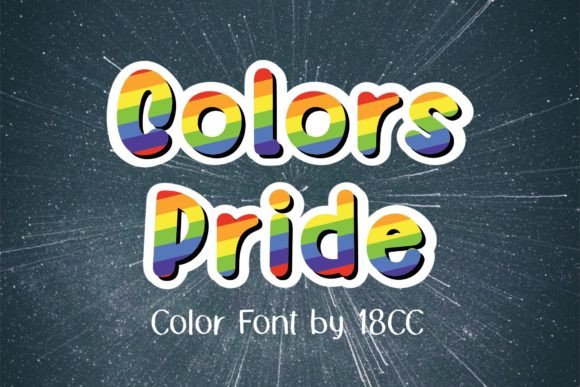 Colors Pride Font - Featured Image