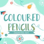 Coloured Pencils Font - Featured Image