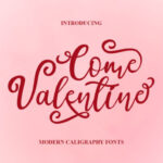 Come Valentine Font - Featured Image