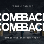 Comeback Font - Featured Image