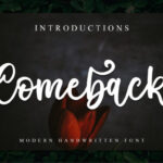 Comeback Font - Featured Image