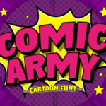 Comic Army Font - Featured Image