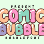 Comic Bubble Font - Featured Image