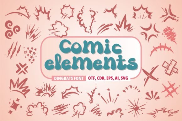 Comic Elements Font - Featured Image