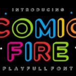 Comic Fire Font - Featured Image