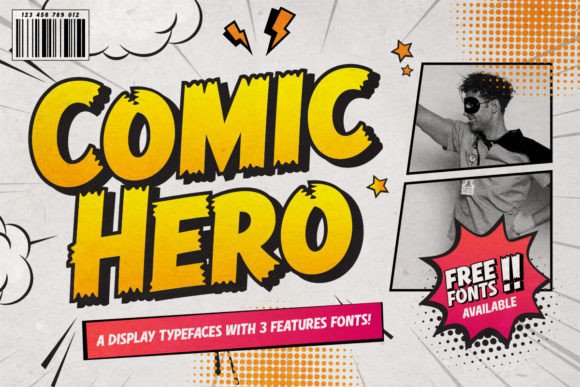 Comic Hero Font - Featured Image