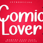 Comic Lover Font - Featured Image