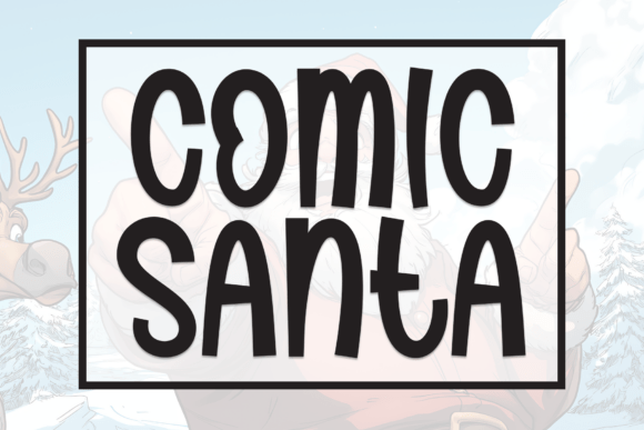 Comic Santa Font - Featured Image
