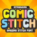 Comic Stitch Font - Featured Image