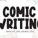Comic Writing Font - Featured Image