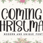 Coming Christmas Font - Featured Image