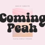 Coming Peak Font - Featured Image