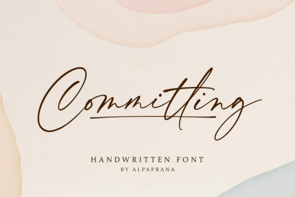 Committing Font - Featured Image