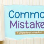 Common Mistake Font - Featured Image