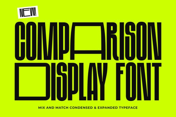 Comparison Display Font - Featured Image