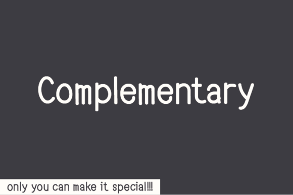 Complementary Font - Featured Image