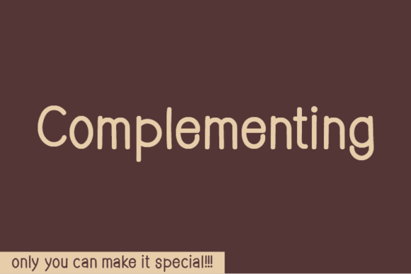 Complementing Font - Featured Image