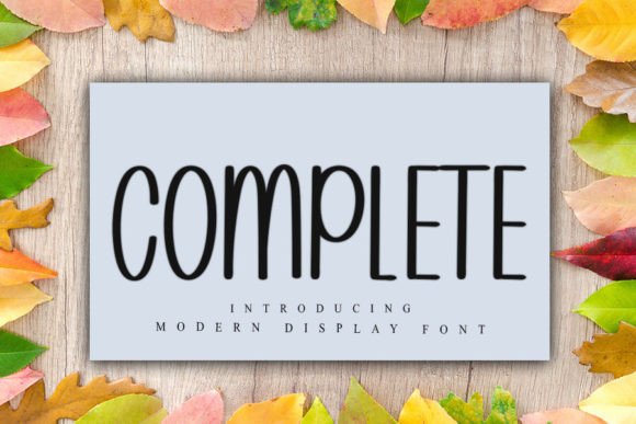 Complete Font - Featured Image