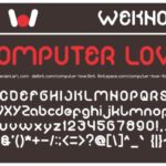 Computer Love Font - Featured Image