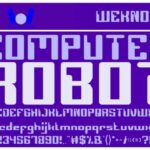 Computer Robot Font - Featured Image