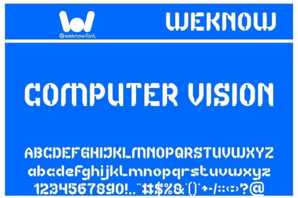 Computer Vision Font - Featured Image
