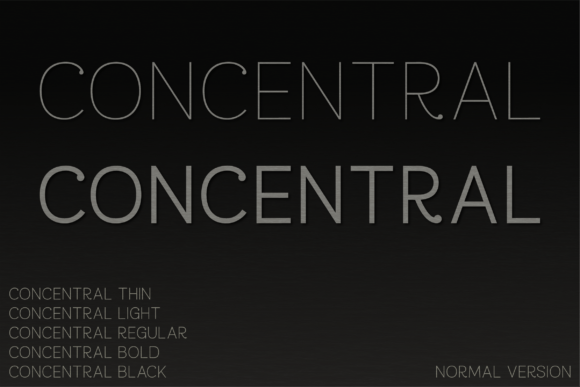 Concentral Font - Featured Image