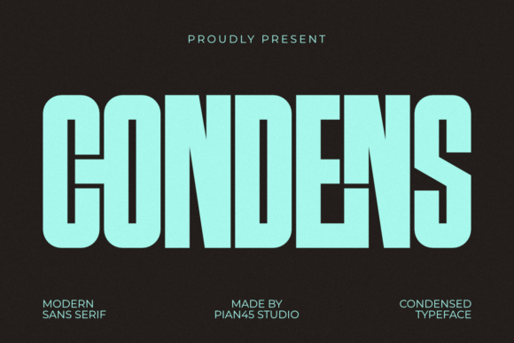 Condens Font - Featured Image
