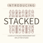 Condense Stacked Monogram Font - Featured Image