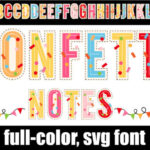 Confetti Notes Font - Featured Image