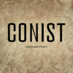 Conist Font - Featured Image
