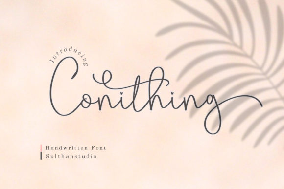 Conithing Font - Featured Image