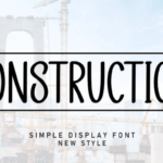 Construction Font - Featured Image